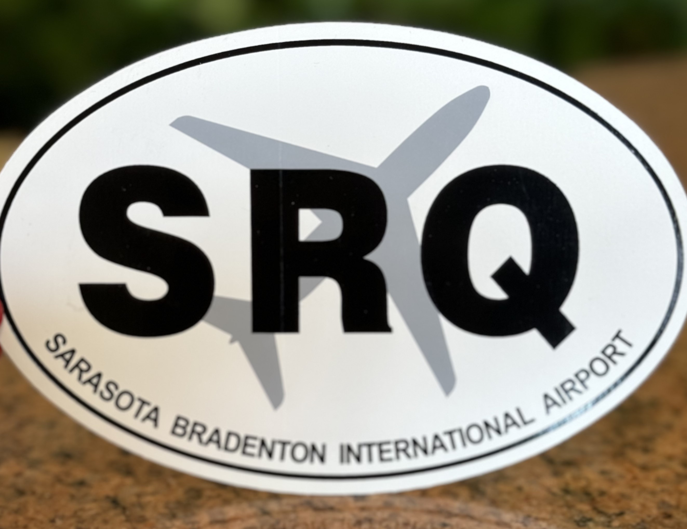 SRQ Oval Sticker