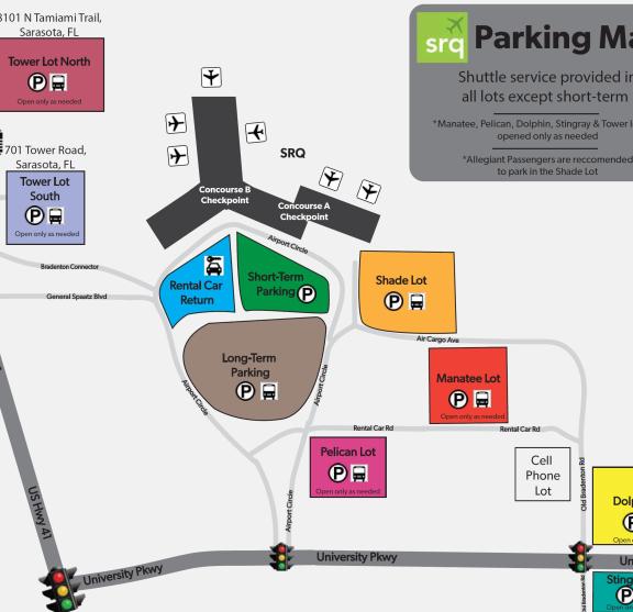 2025 Holiday Parking Map